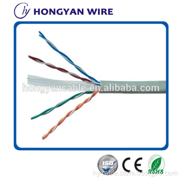 CCA BC UTP Cat6 CABLE 23 AWG 4 pairs with CE approved